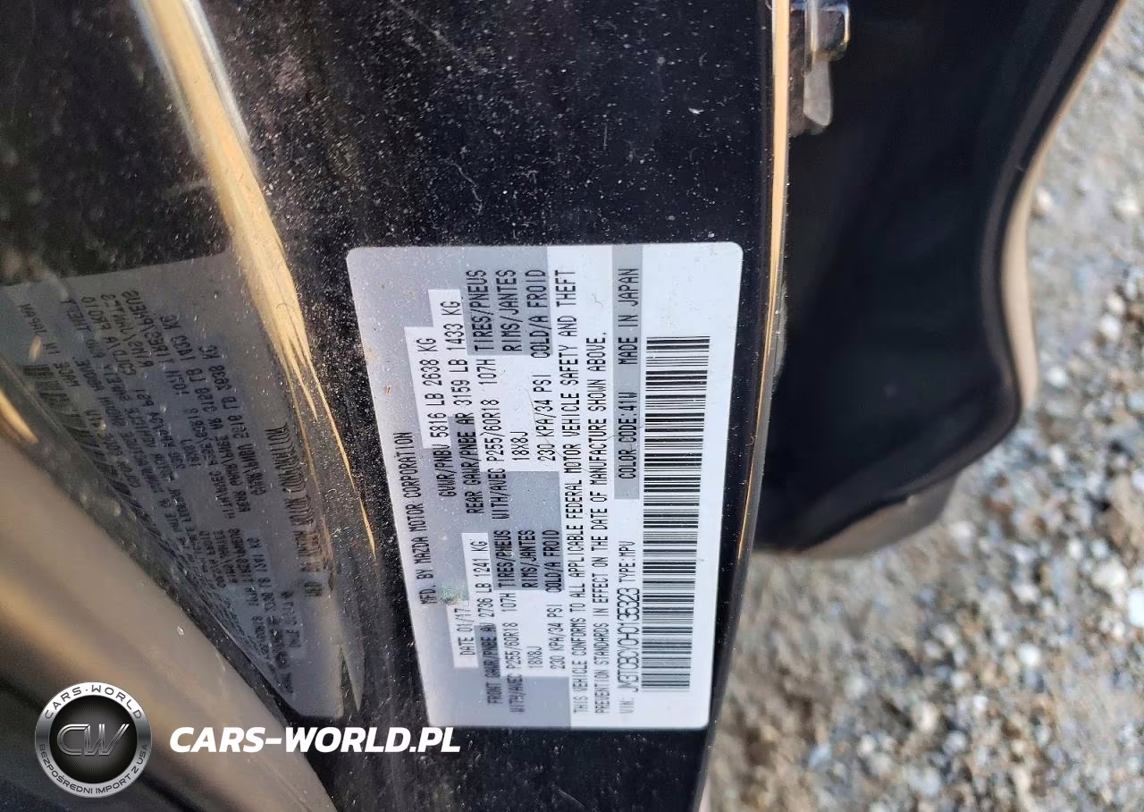 2017 Mazda Cx-9 Touring VIN:JM3TCBCY0H0135323 - 14