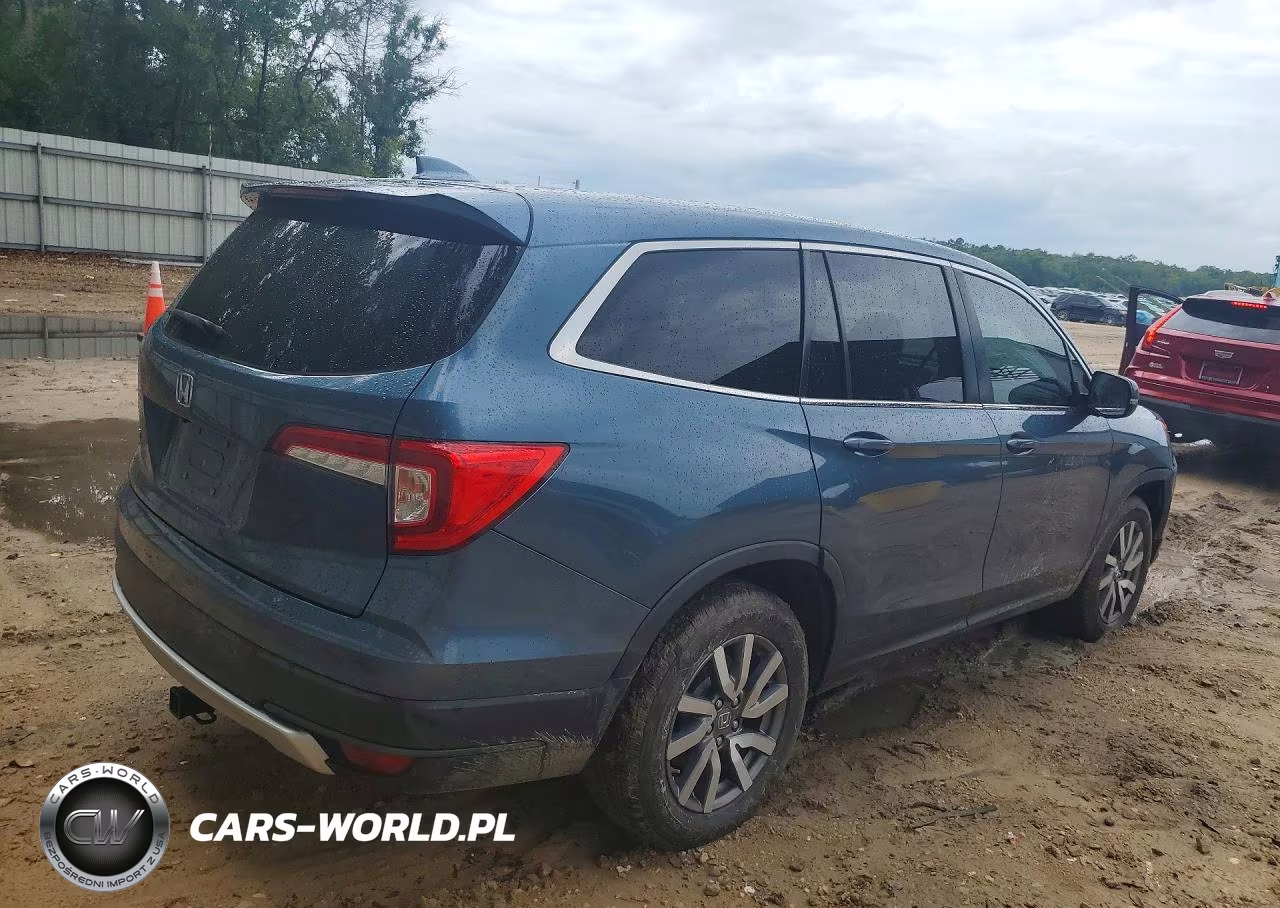2021 Honda Pilot Ex VIN:5FNYF5H32MB033537 - 3