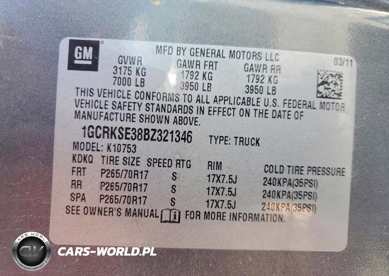2011 Chevrolet Silverado K1500 Lt VIN:1GCRKSE38BZ321346 - 12