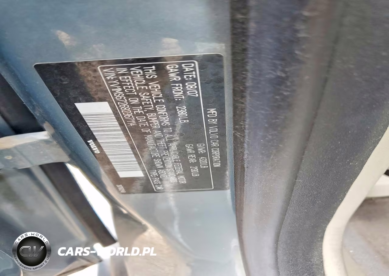 2008 Volvo S40 T5 VIN:YV1MS672682367114 - 12