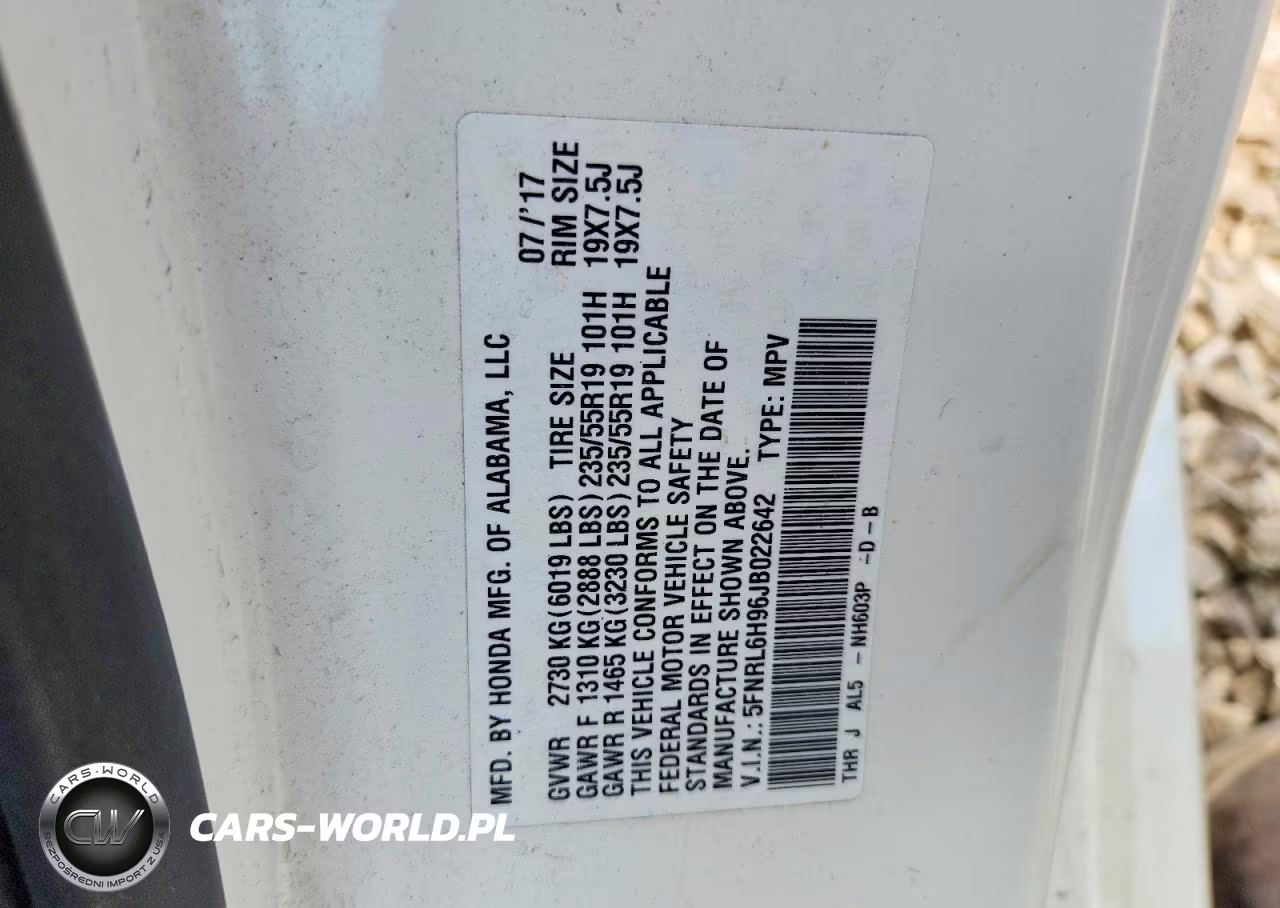 2018 Honda Odyssey Elite VIN:5FNRL6H96JB022642 - 13