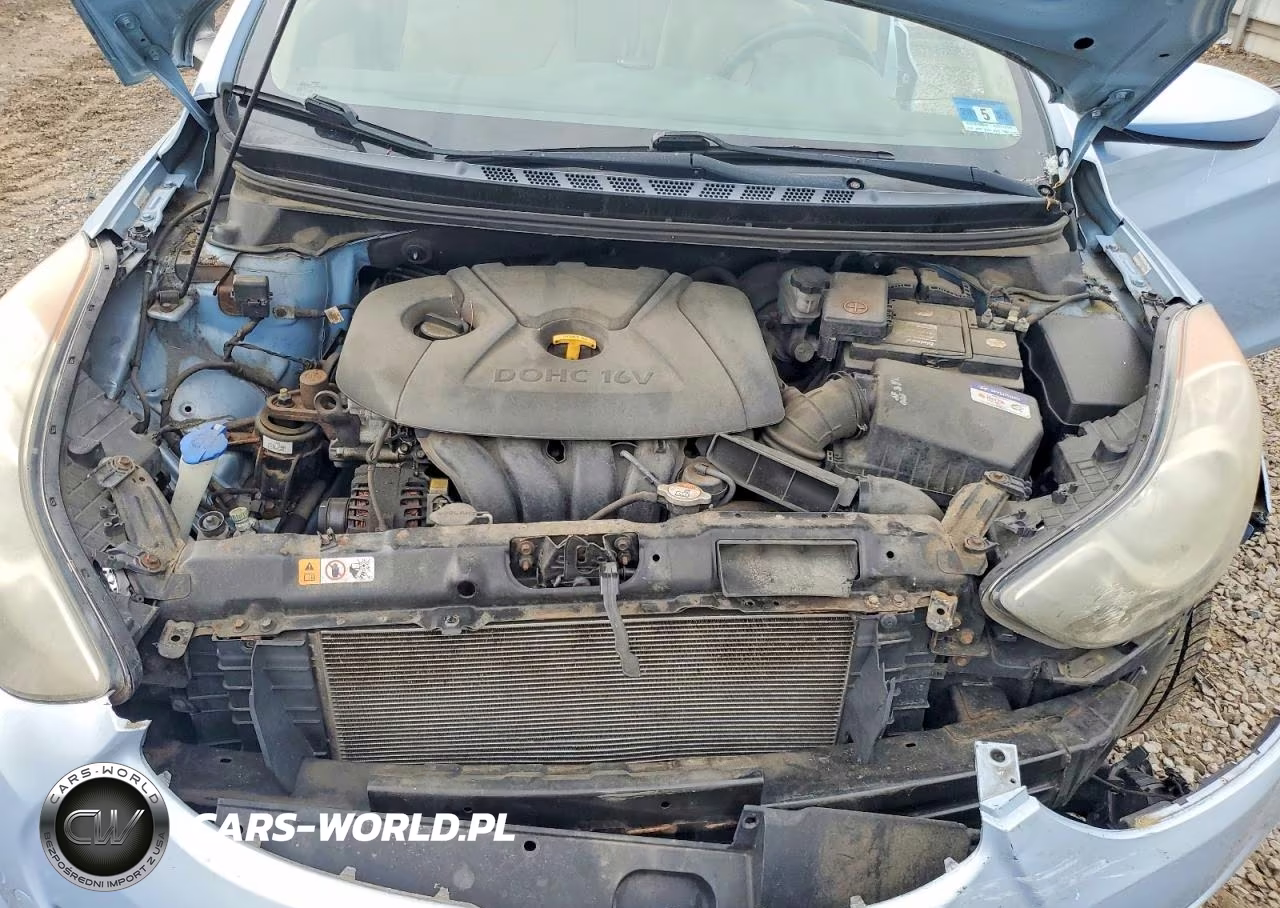 2013 Hyundai Elantra Gls VIN:KMHDH4AE1DU494309 - 11