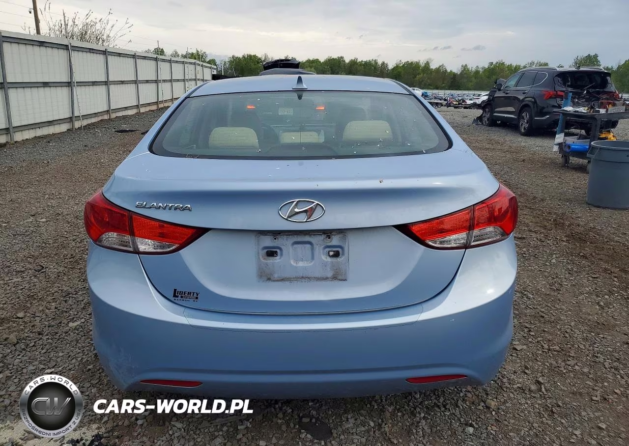 2013 Hyundai Elantra Gls VIN:KMHDH4AE1DU494309 - 6