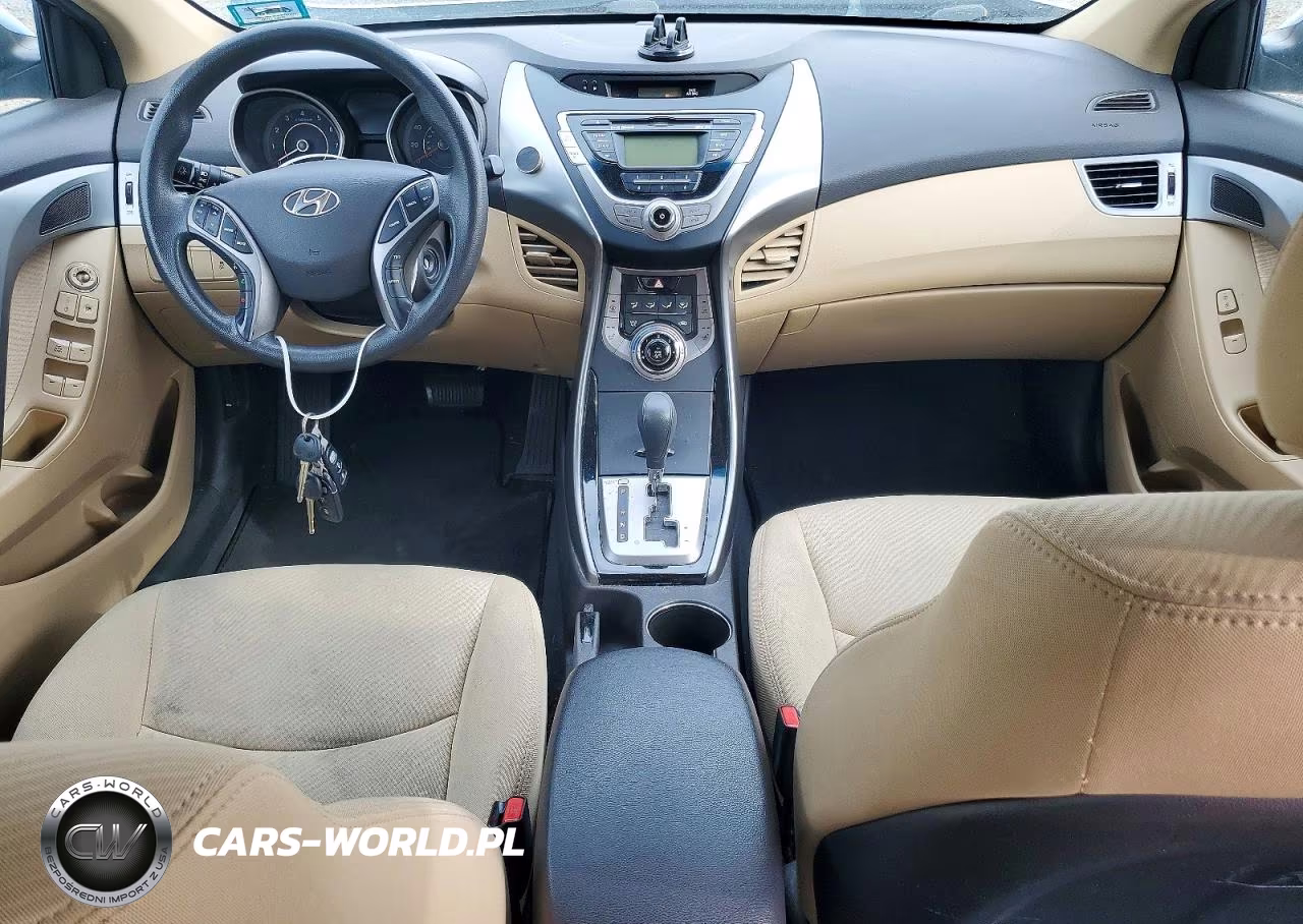 2013 Hyundai Elantra Gls VIN:KMHDH4AE1DU494309 - 8