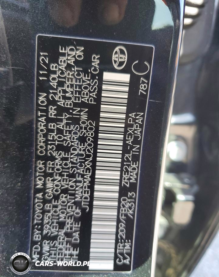 2022 Toyota Corolla VIN:JTDEPMAEXNJ209802 - 13