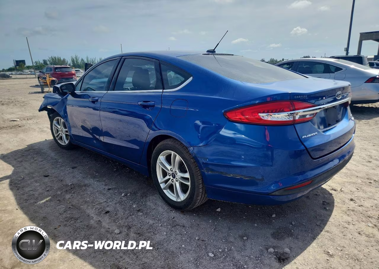 2018 Ford Fusion Se VIN:3FA6P0HD9JR130542 - 2