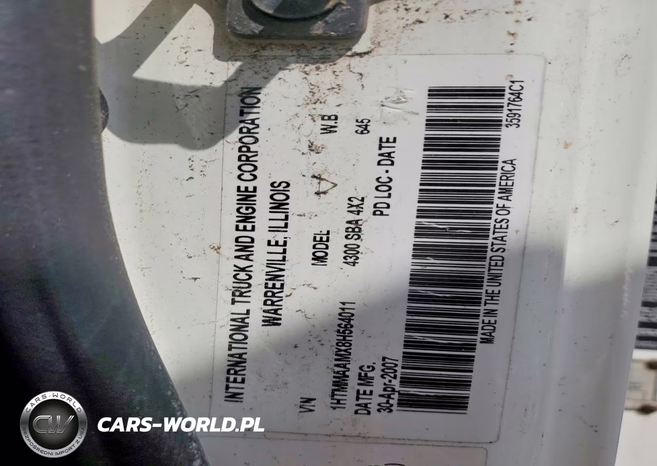2008 International 4300 Box Truck VIN:1HTMMAAMX8H564011 - 10