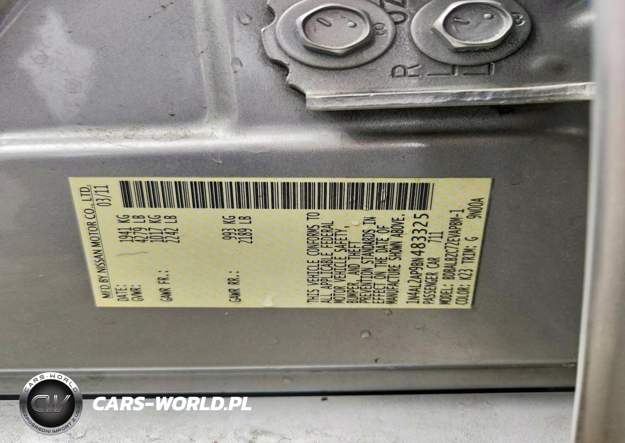 2011 Nissan Altima 2.5 VIN:1N4AL2AP9BN483325 - 12