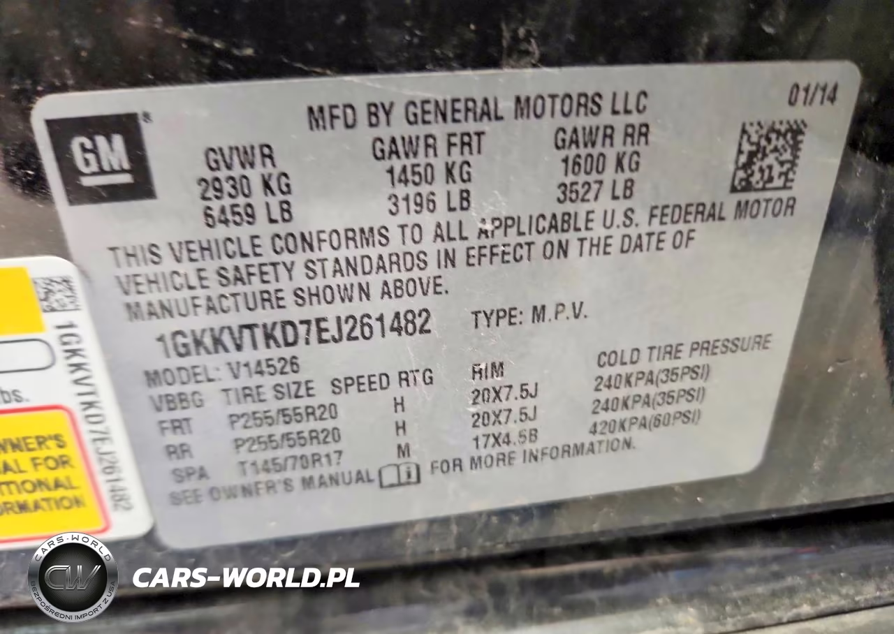 2014 GMC Acadia Denali VIN:1GKKVTKD7EJ261482 - 13