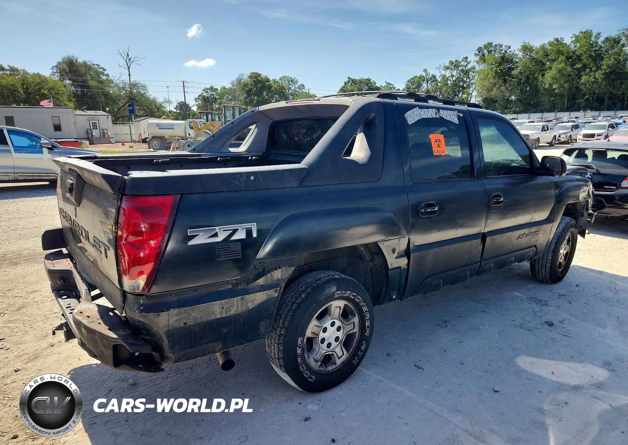 2002 Chevrolet Avalanche 1500 4D 4X VIN:3GNEK13T32G196484 - 3