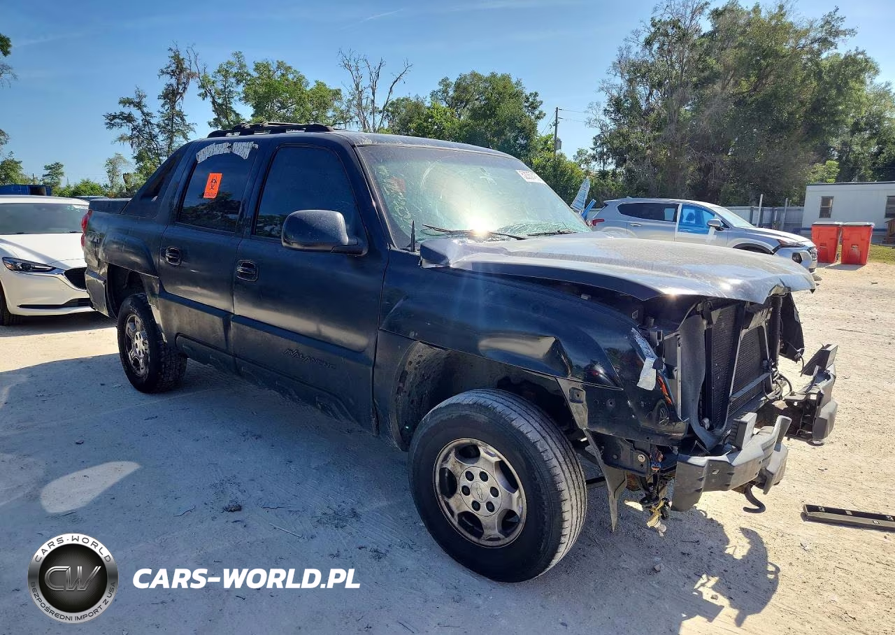 2002 Chevrolet Avalanche 1500 4D 4X VIN:3GNEK13T32G196484 - 4