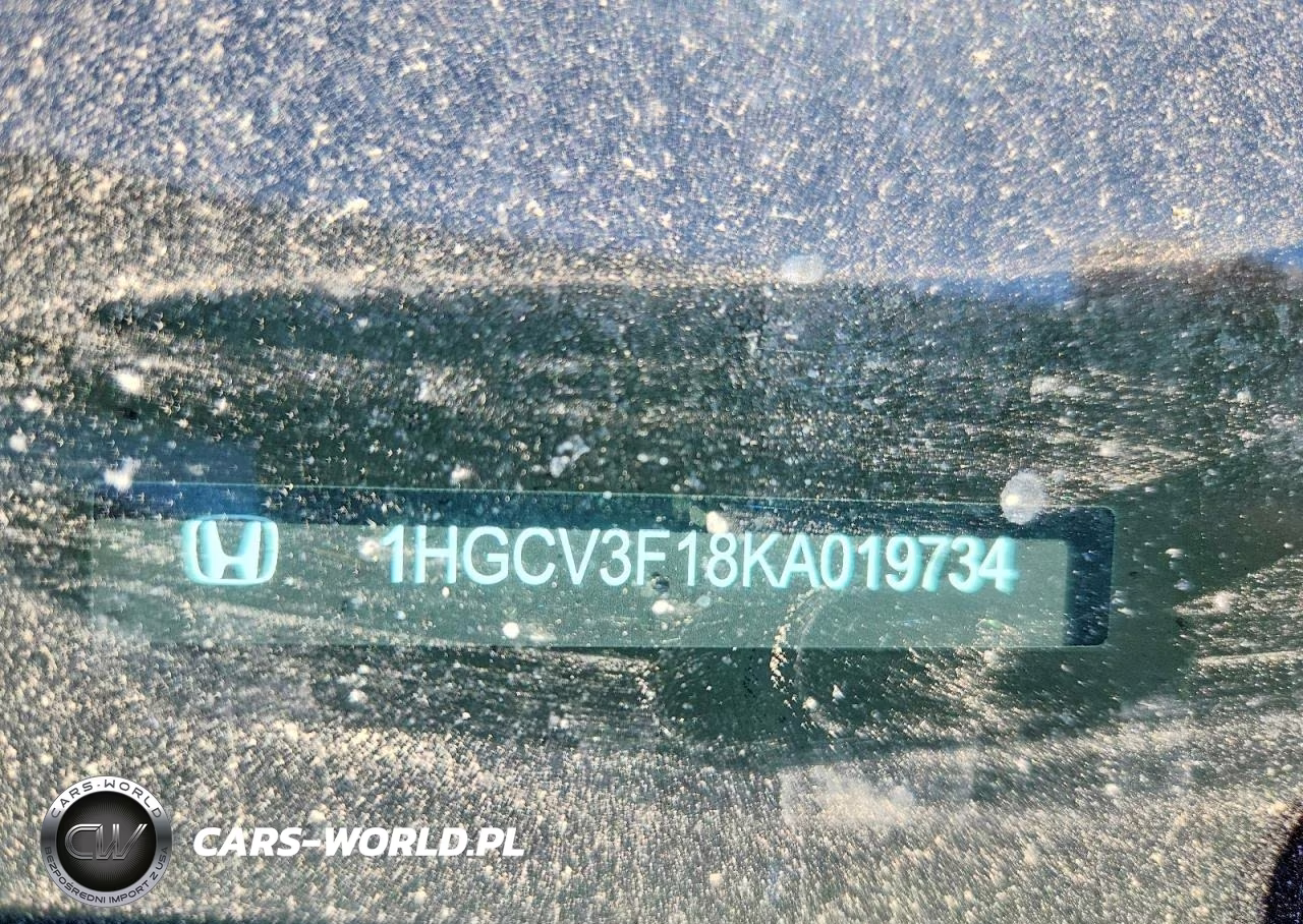 2019 Honda Accord VIN:1HGCV3F18KA019734 - 12