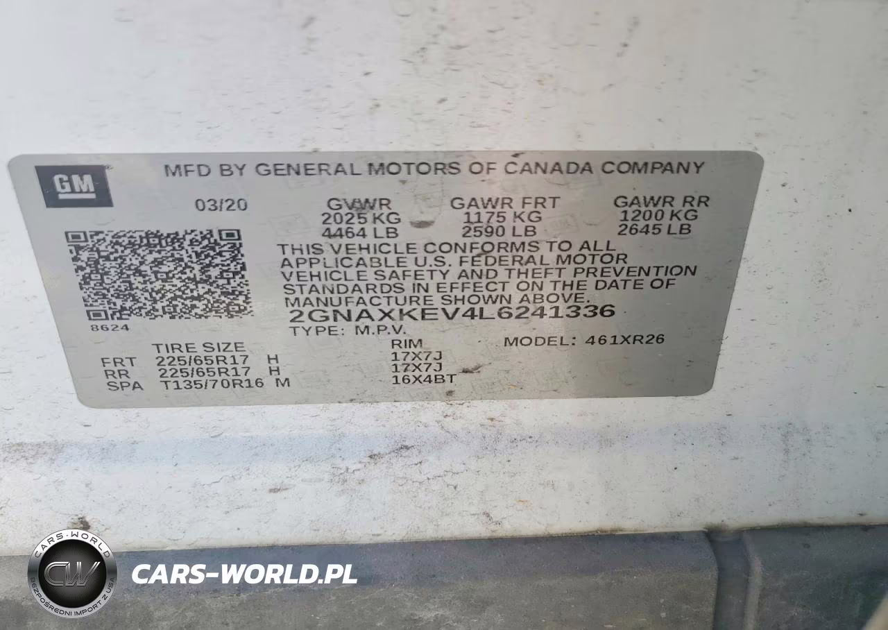 2020 Chevrolet Equinox Lt VIN:2GNAXKEV4L6241336 - 13