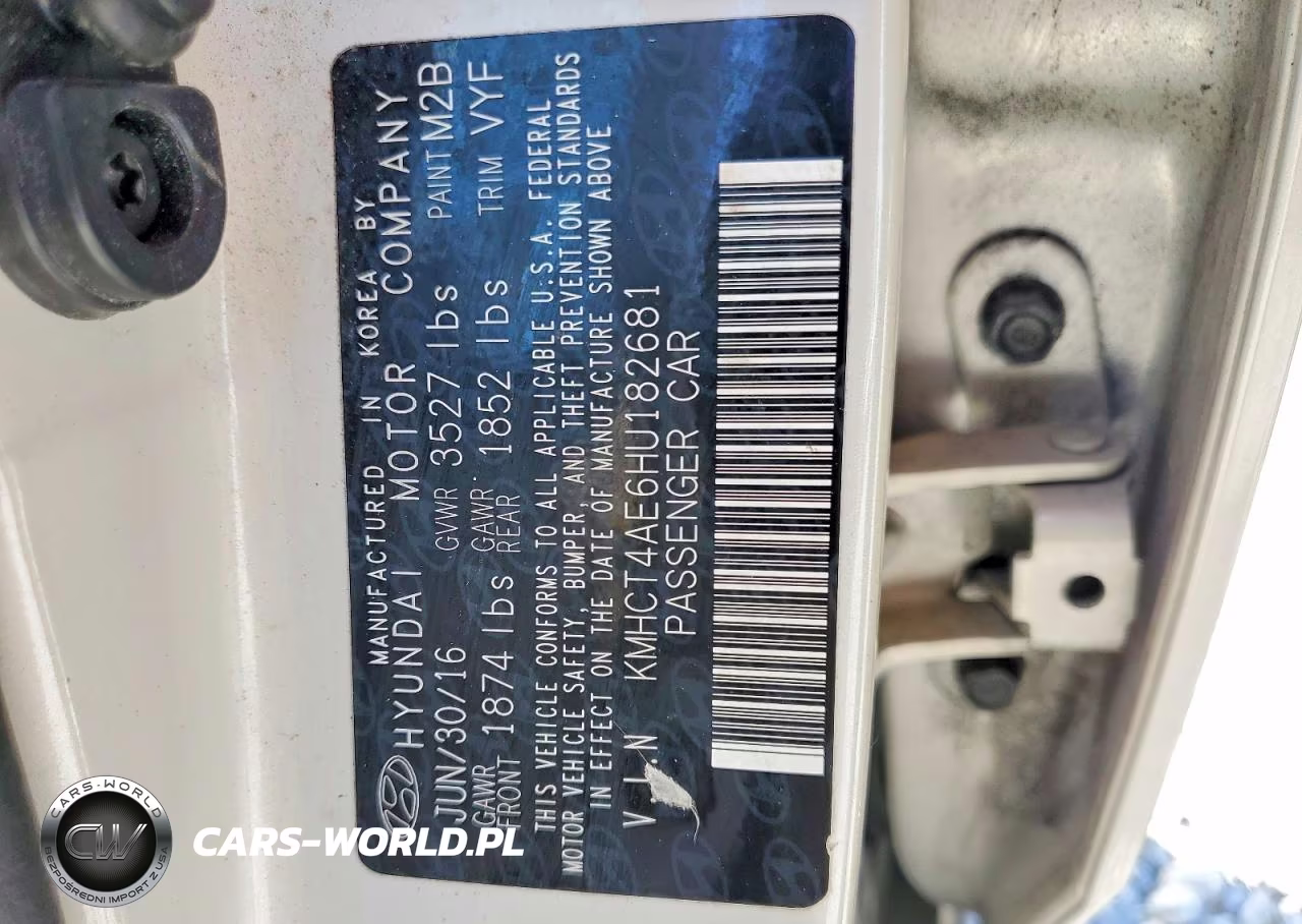 2017 Hyundai Accent Se VIN:KMHCT4AE6HU182681 - 12