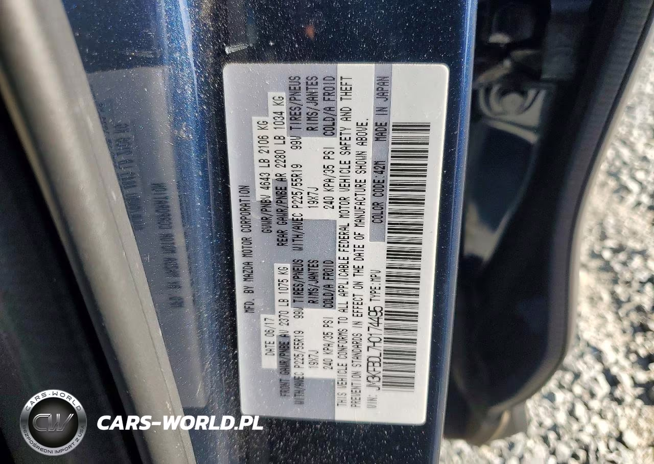 2017 Mazda Cx-5 Grand Touring VIN:JM3KFBDL7H0174495 - 14
