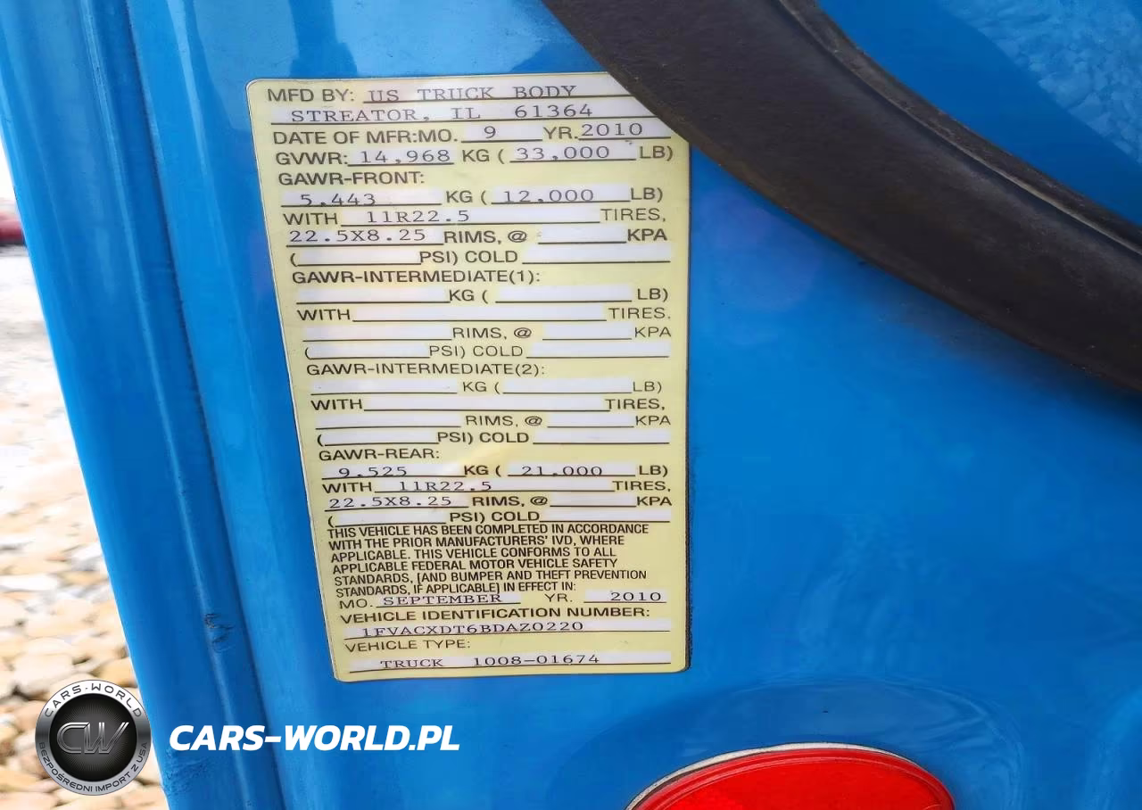 2011 Freightliner M2 106 Med - Box Truck VIN:1FVACXDT6BDAZ0220 - 10