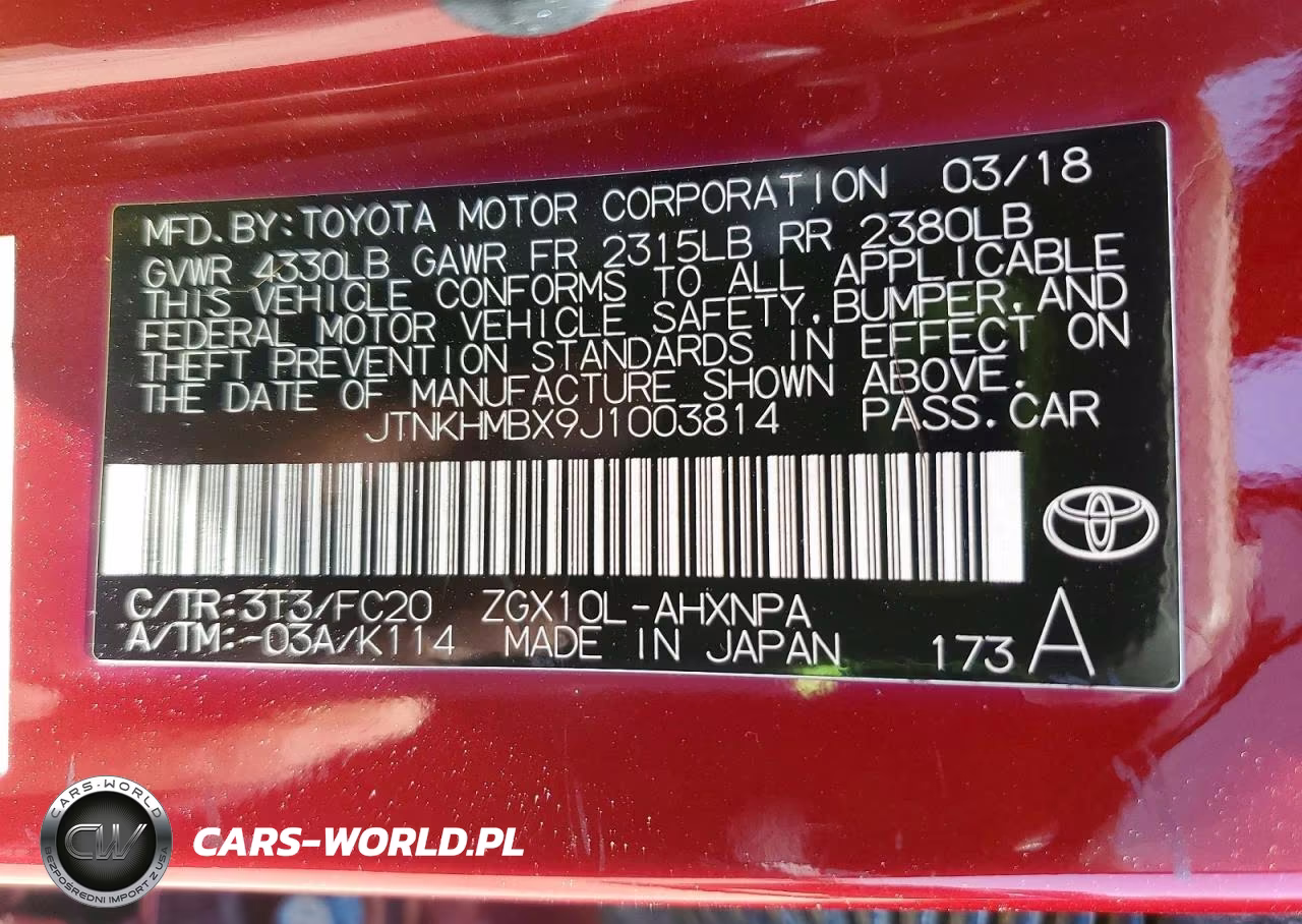 2018 Toyota C-Hr Xle VIN:JTNKHMBX9J1003814 - 14