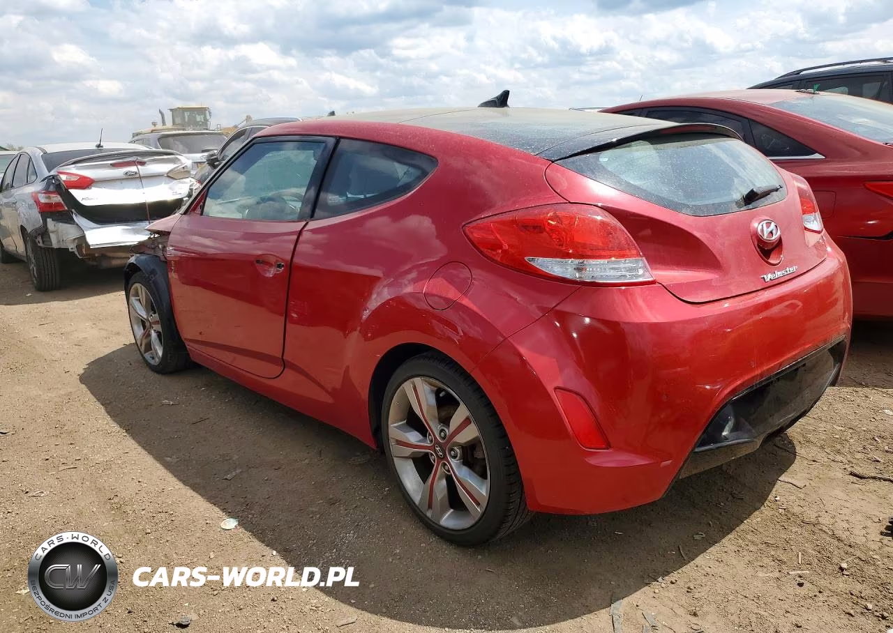 2013 Hyundai Veloster Base VIN:KMHTC6AD3DU155080 - 2