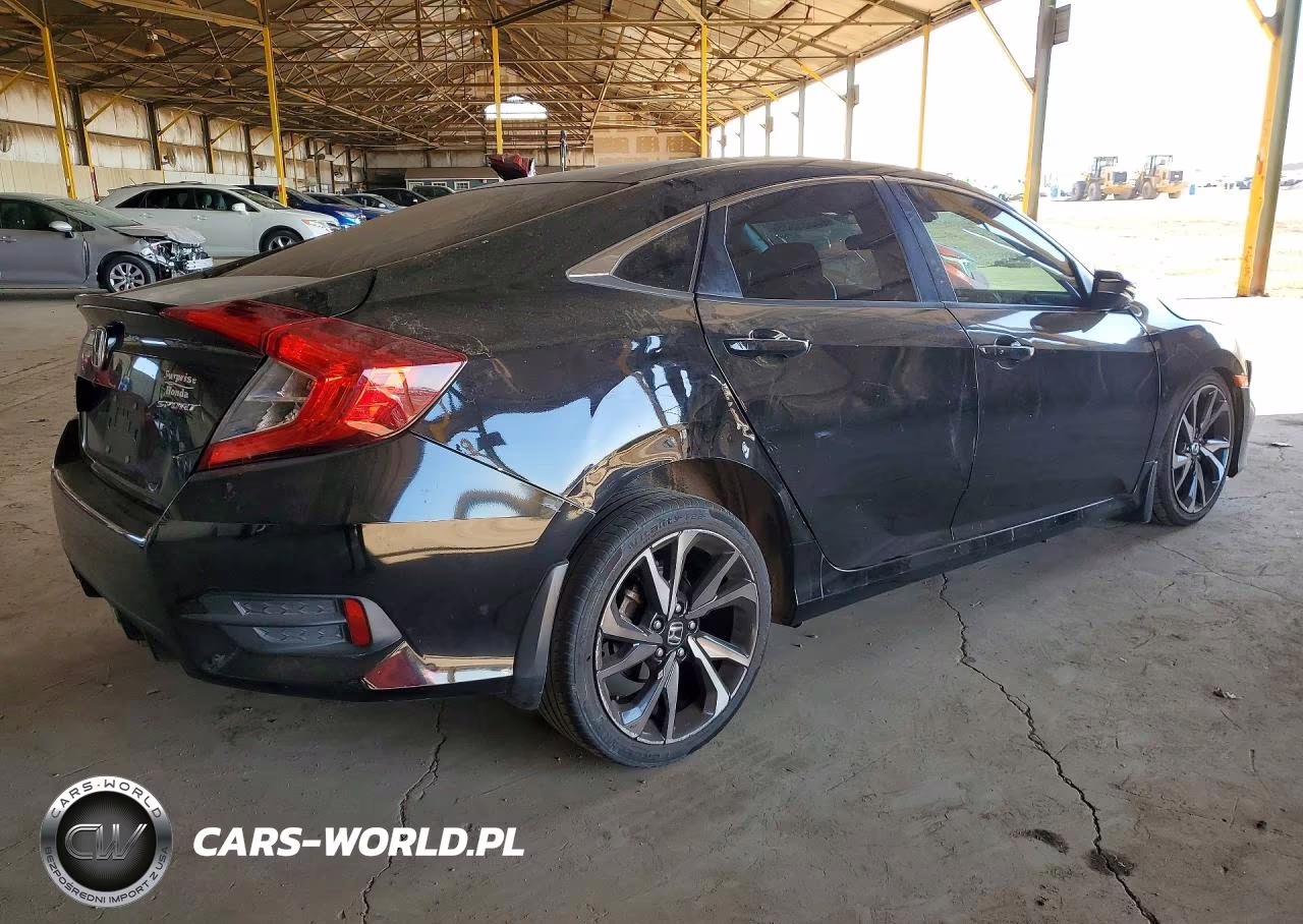 2020 Honda Civic Sport VIN:2HGFC2F80LH569510 - 3