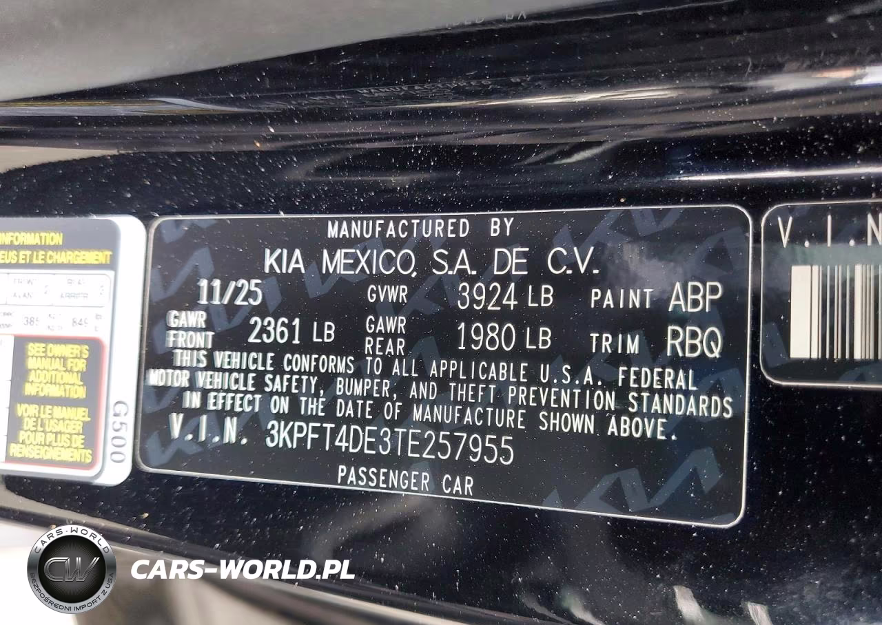 2026 Kia K4 Lxs VIN:3KPFT4DE3TE257955 - 12