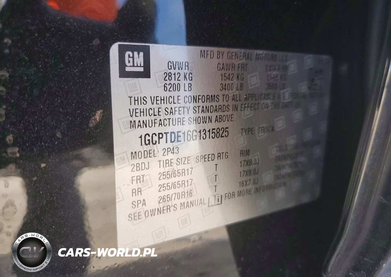 2016 Chevrolet Colorado Z71 VIN:1GCPTDE16G1315825 - 12