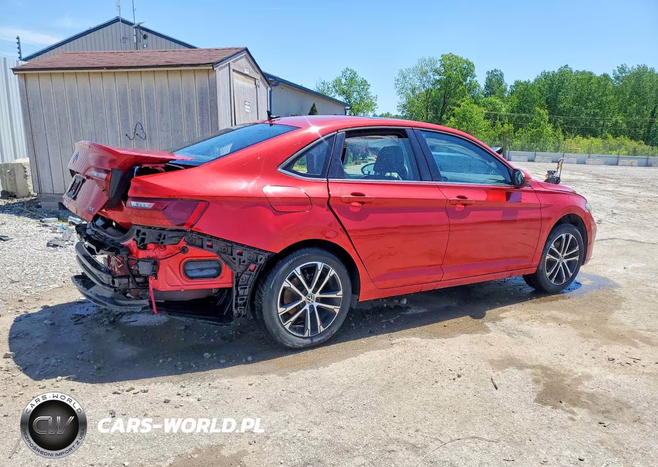 2024 Volkswagen Jetta Se VIN:3VW7M7BUXRM070558 - 3