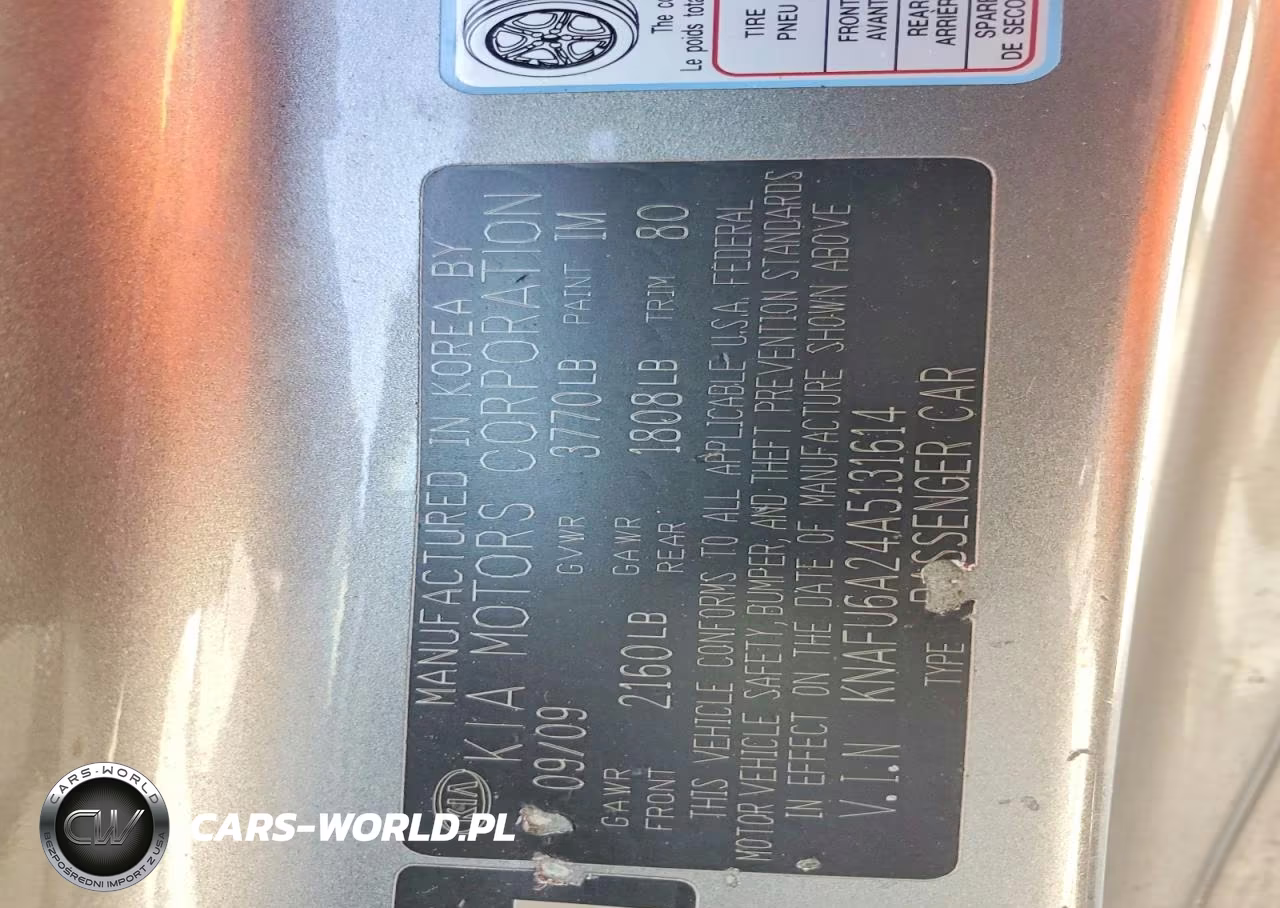 2010 Kia Forte Ex VIN:KNAFU6A24A5131614 - 12