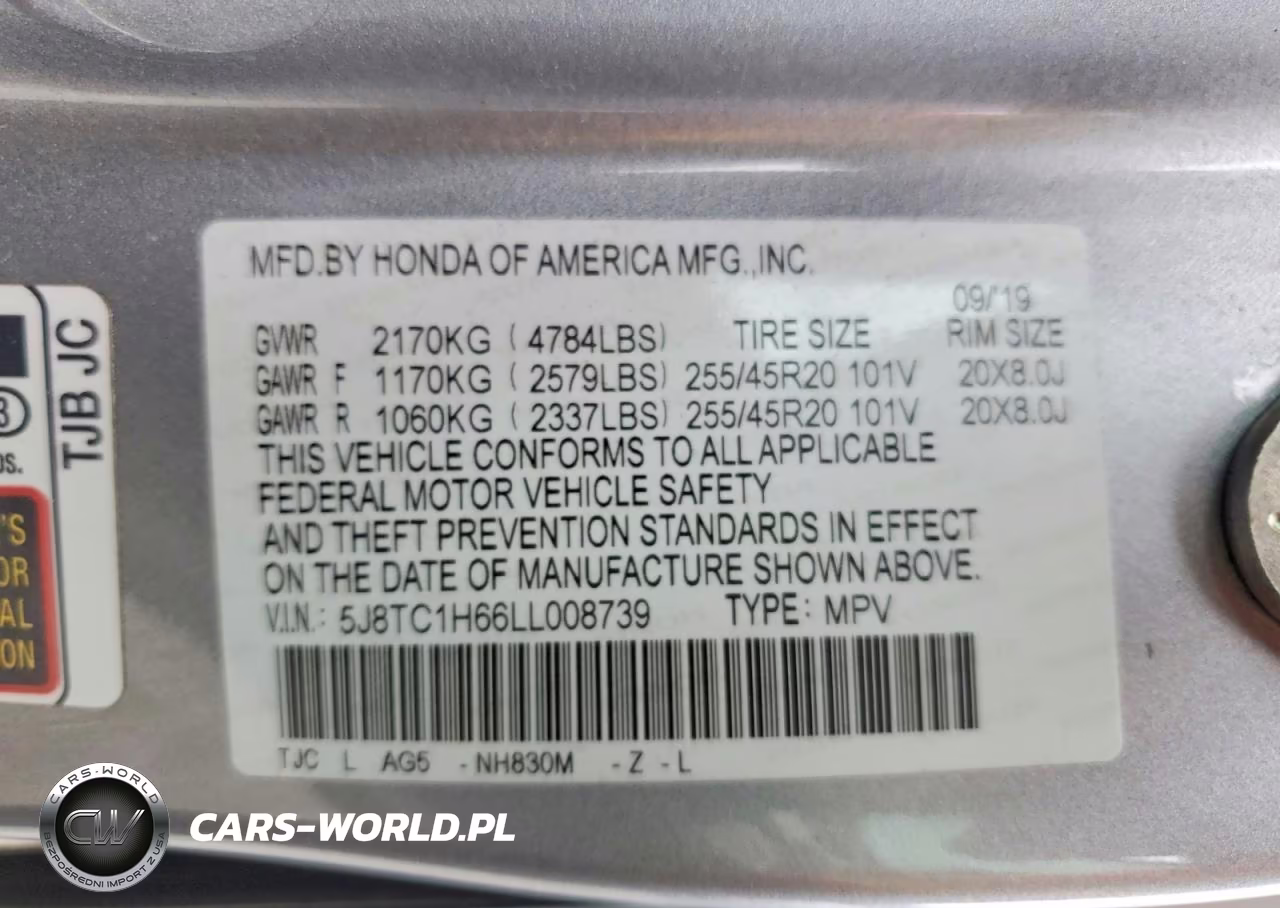 2020 Acura Rdx A-Spec VIN:5J8TC1H66LL008739 - 13