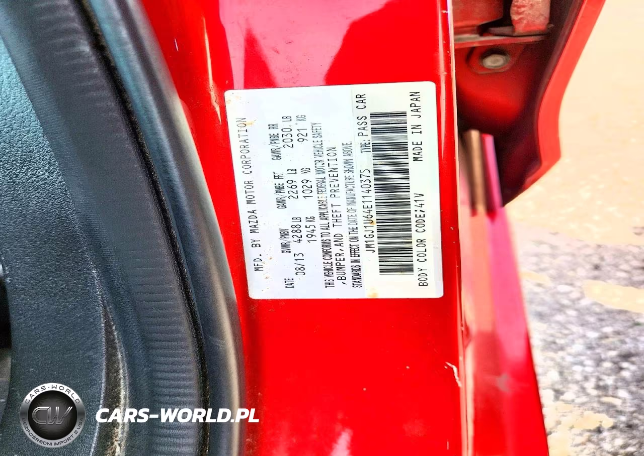 2014 Mazda 6 Sport VIN:JM1GJ1U64E1140375 - 12