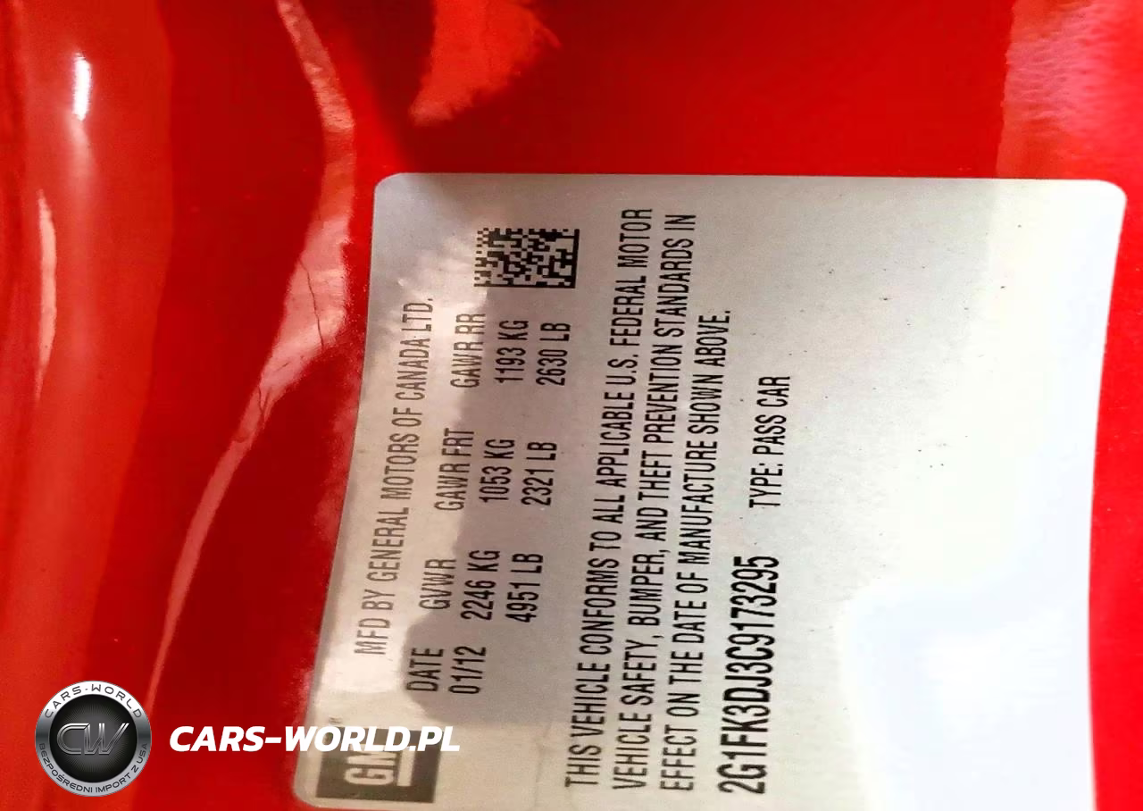 2012 Chevrolet Camaro 2Ss VIN:2G1FK3DJ3C9173295 - 13