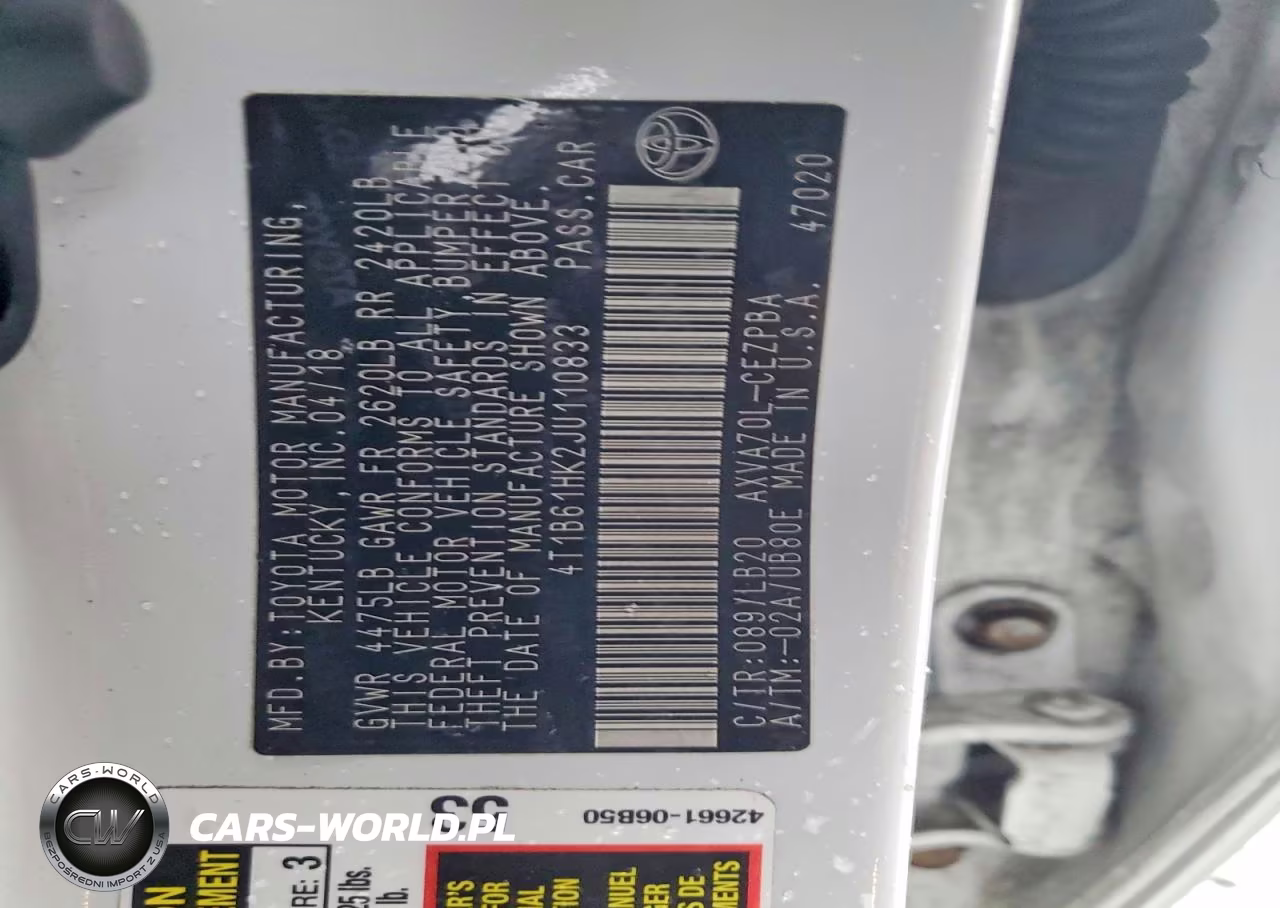 2018 Toyota Camry Xse VIN:4T1B61HK2JU110833 - 12