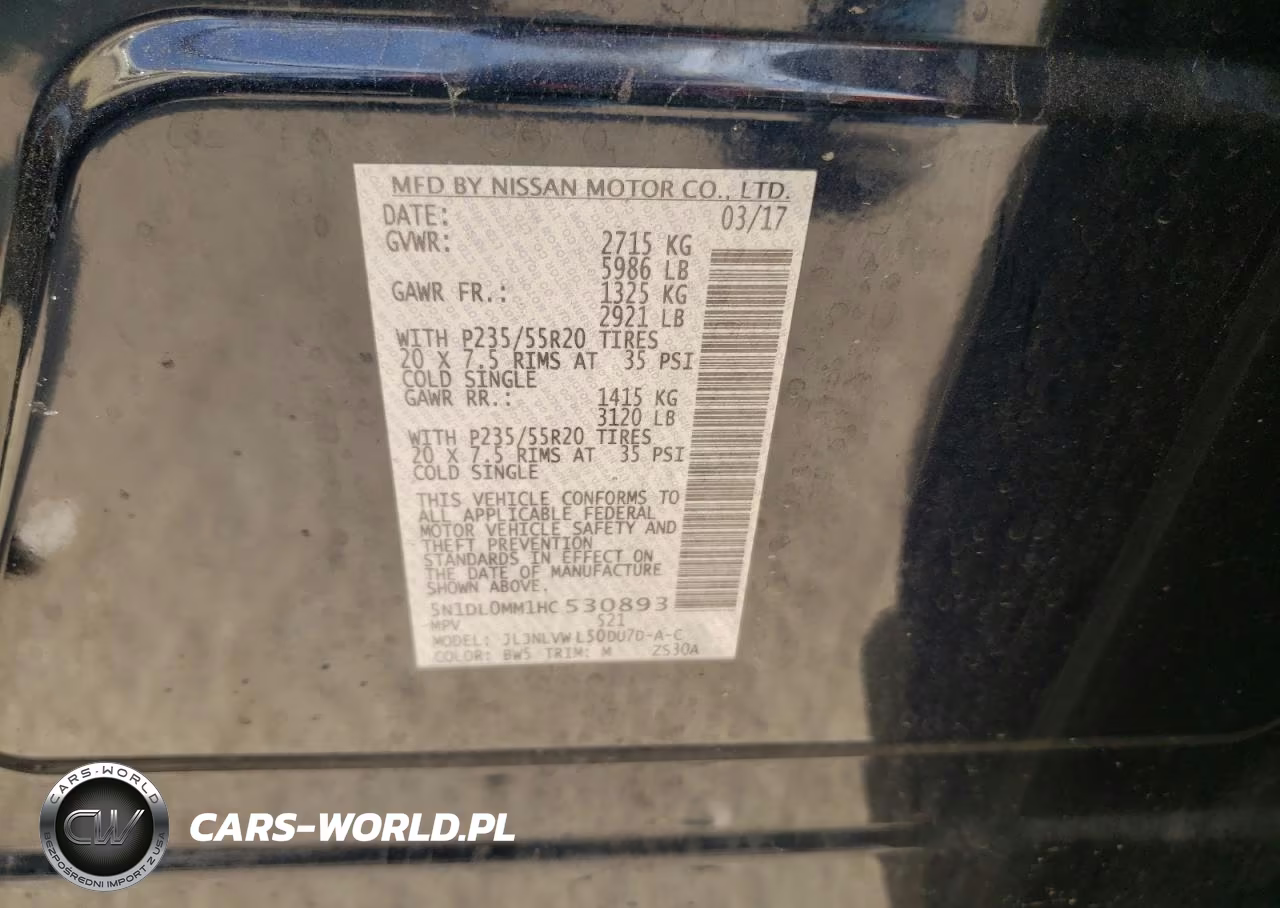 2017 Infiniti Qx60 Base VIN:5N1DL0MM1HC530893 - 13
