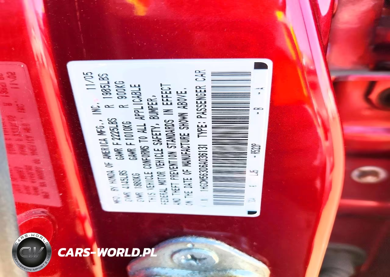 2006 Honda Accord Se VIN:1HGCM56306A036131 - 13