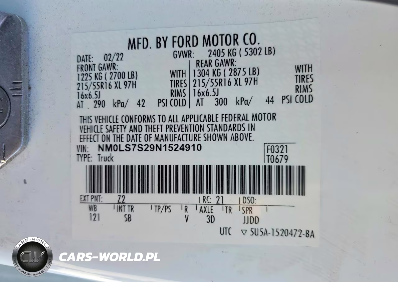 2022 Ford Transit Connect Xl VIN:NM0LS7S29N1524910 - 13