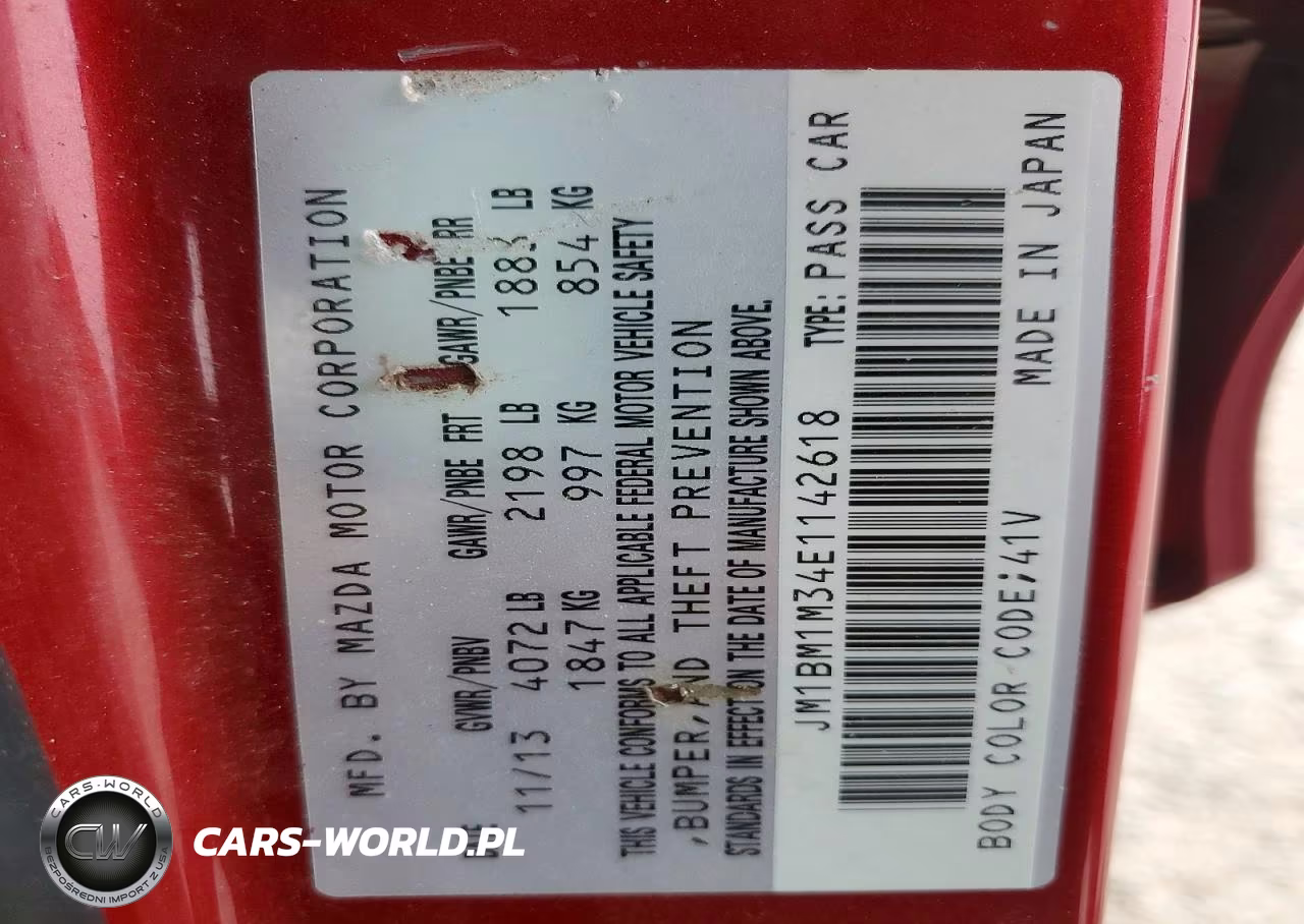 2014 Mazda 3 Grand Touring VIN:JM1BM1M34E1142618 - 12