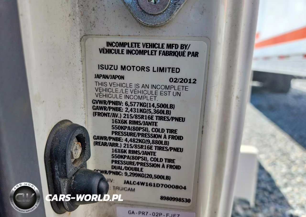 2013 Isuzu Npr Hd VIN:JALC4W161D7000804 - 13