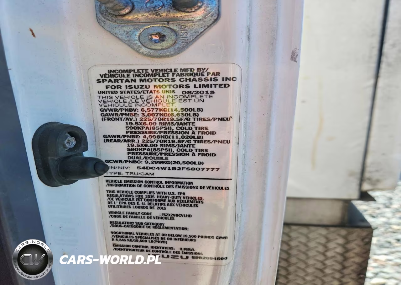 2015 Isuzu Npr Hd VIN:54DC4W1B2FS807777 - 13