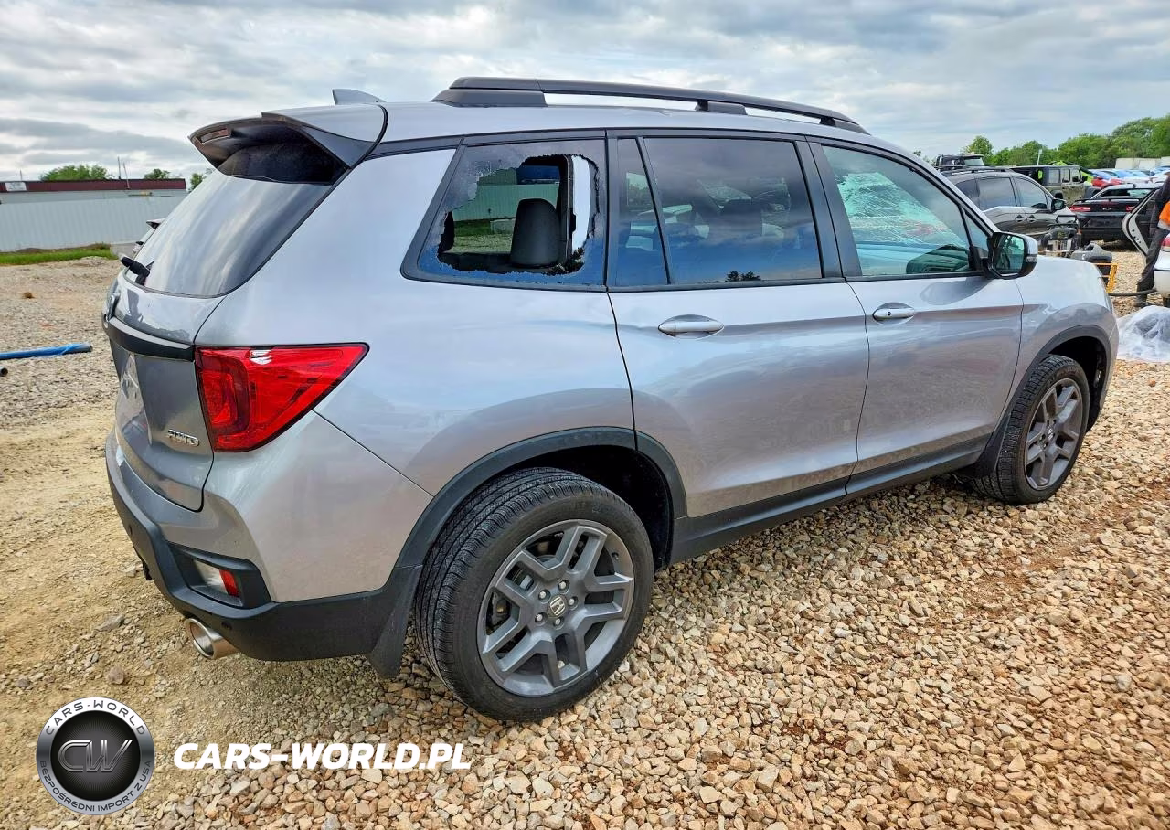 2022 Honda Passport Exl VIN:5FNYF8H54NB031566 - 3