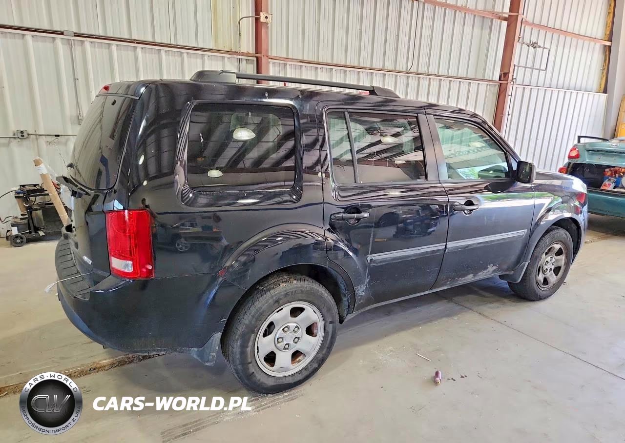 2013 Honda Pilot Lx VIN:5FNYF4H2XDB069414 - 3