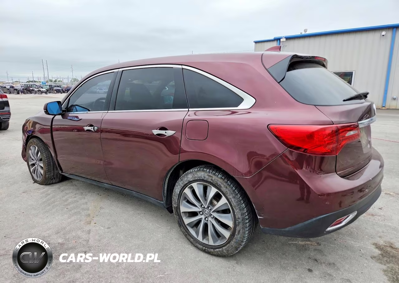 2016 Acura Mdx Technology VIN:5FRYD3H69GB009324 - 2