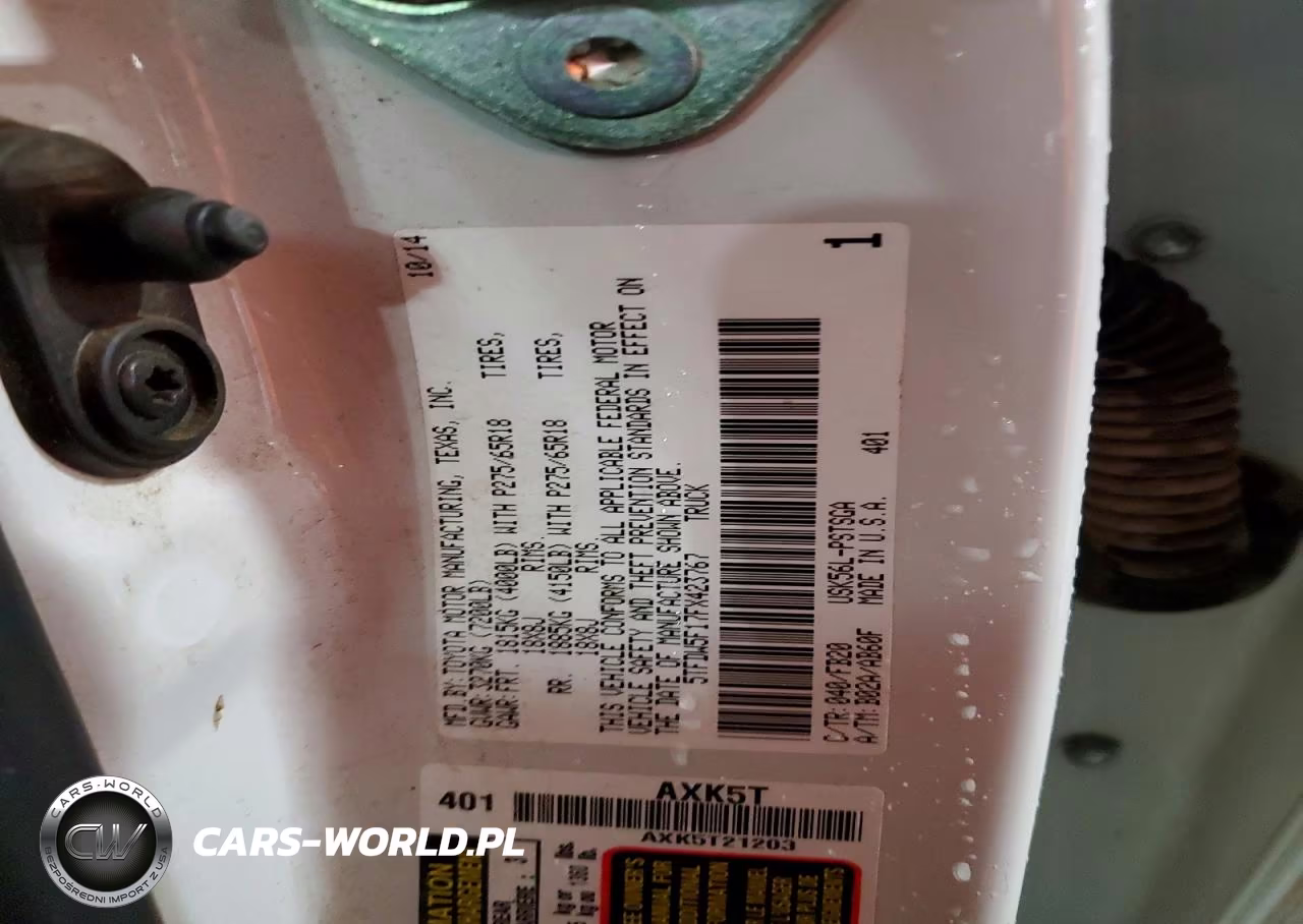 2015 Toyota Tundra VIN:5TFDW5F17FX423767 - 12