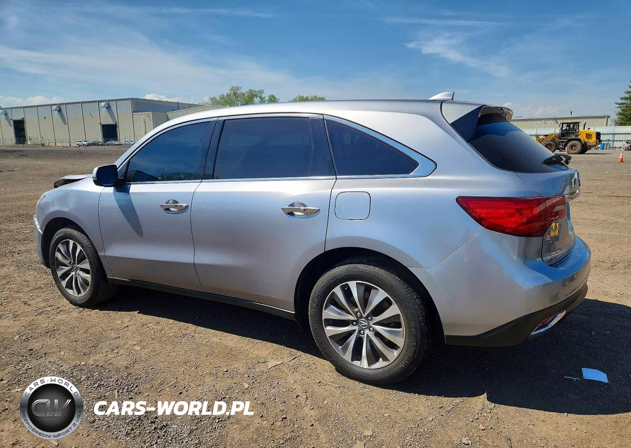 2016 Acura Mdx Technology VIN:5FRYD4H49GB039136 - 2