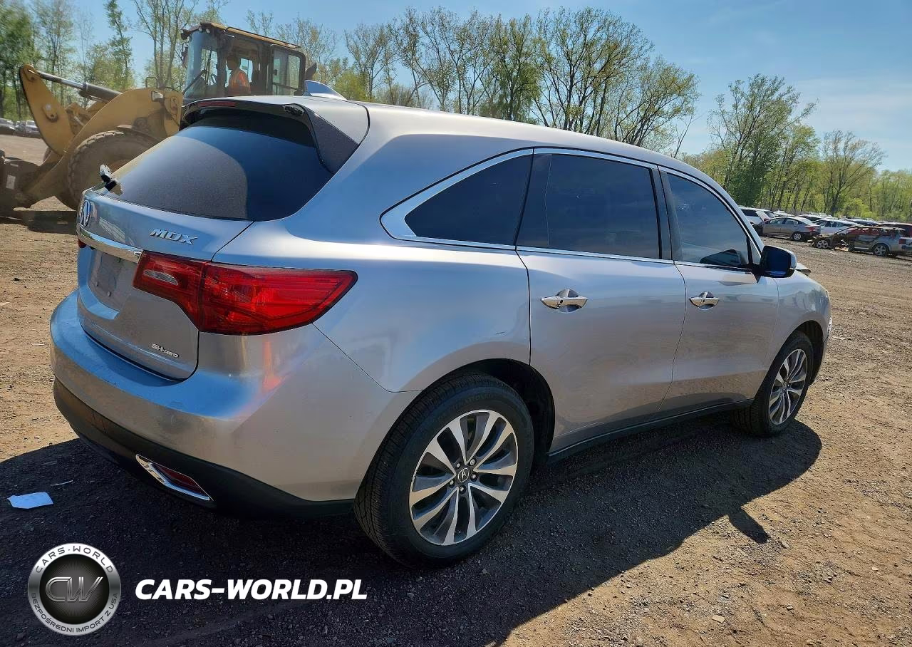 2016 Acura Mdx Technology VIN:5FRYD4H49GB039136 - 3