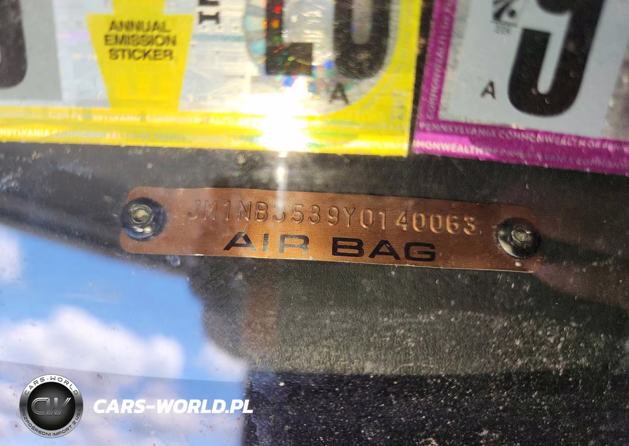 2000 Mazda Mx-5 Miata Base VIN:JM1NB3539Y0140063 - 12