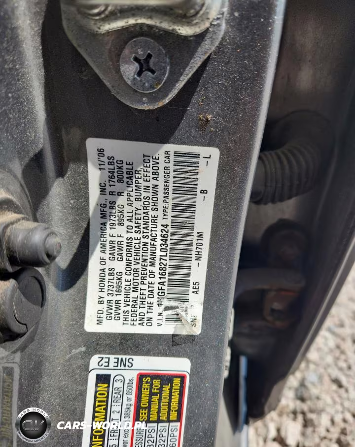 2007 Honda Civic Ex VIN:1HGFA16827L034624 - 12