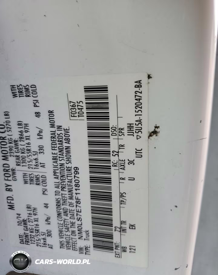 2015 Ford Transit Connect Xl VIN:NM0LS7E78F1180799 - 12