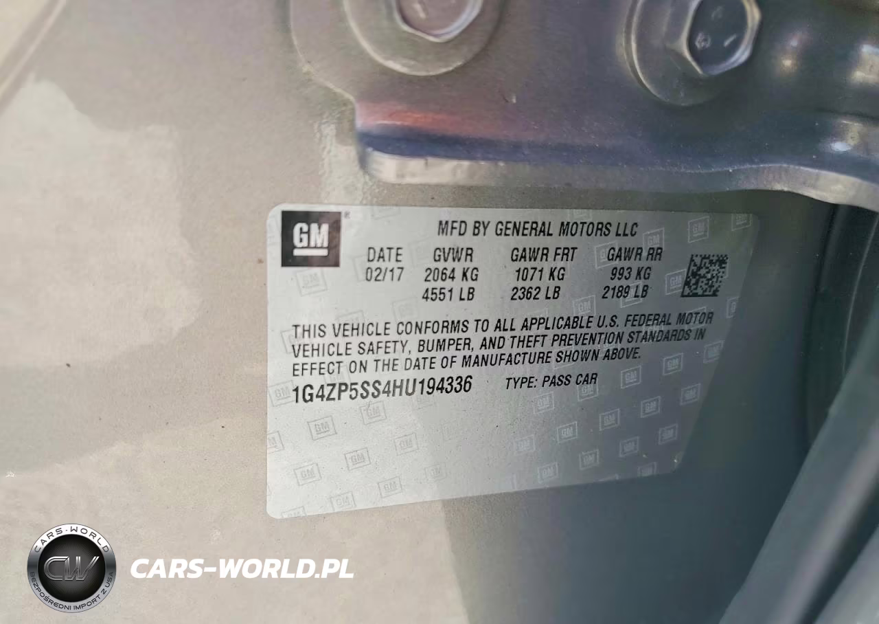2017 Buick Lacrosse Essence VIN:1G4ZP5SS4HU194336 - 13