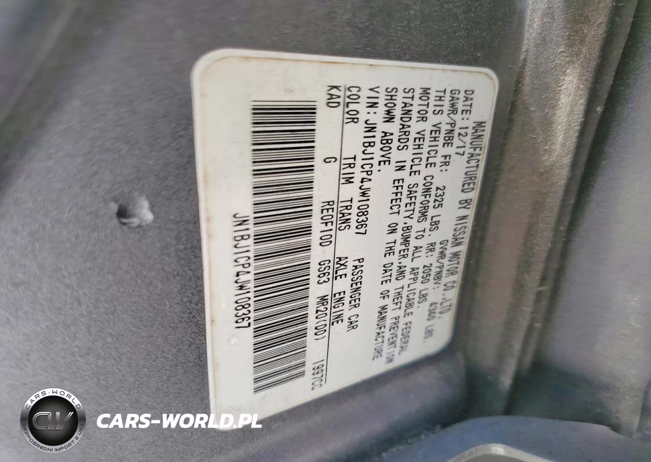 2018 Nissan Rogue Sport S VIN:JN1BJ1CP4JW108367 - 13