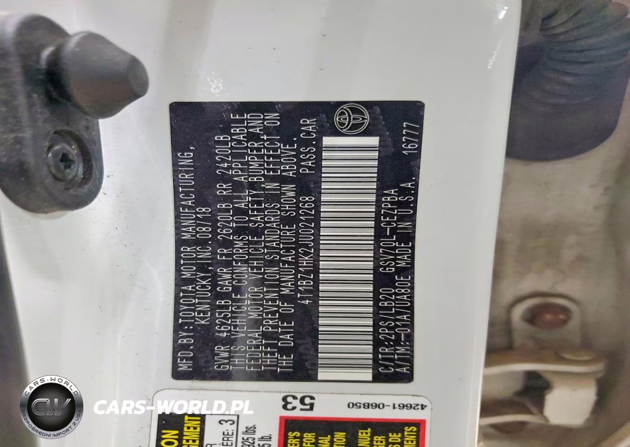 2018 Toyota Camry Xse V6 VIN:4T1BZ1HK2JU021268 - 12