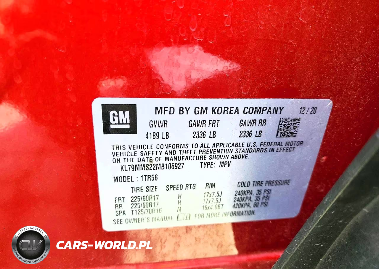 2021 Chevrolet Trailblazer Ls VIN:KL79MMS22MB106927 - 14